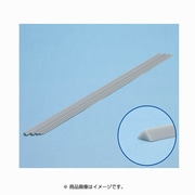 OM-354 三角棒 4.0mm 4本入 [プラ＝材料 グレー 三角棒 全長250mm 4.0mm 4本入り]