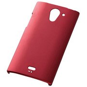 AQUOS CRYSTAL X用 マットハードコーティング シェルジャケット マットレッド RT-AQXC4/R