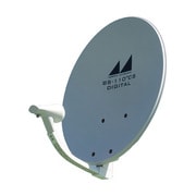 BS・110°CSアンテナ 45㎝型 右旋円偏波用 ベランダ取付キット付 45BSRST