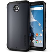Nexus 6用 HARD DROP 衝撃吸収 PC×TPU 2層構造 ハイブリッド アーマー ケース ブラック