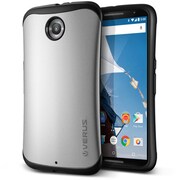 Nexus 6用 HARD DROP 衝撃吸収 PC×TPU 2層構造 ハイブリッド アーマー ケース ホワイト