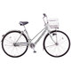 シティサイクル Stainless Max Tough（ステンマックス・タフ） 28型 内装5段変速 グラスステンシルバー DXT85L5 OS20