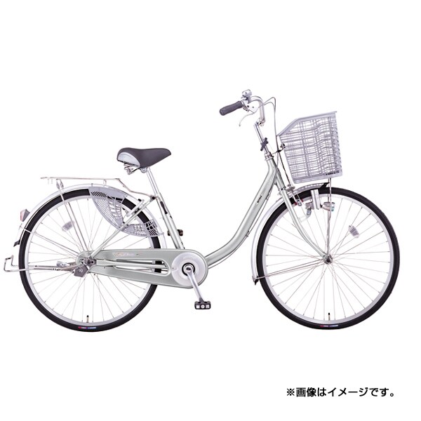 シティサイクル Alumi Star U（アルミスター U） ダイナモライトタイプ 24型 変速なし グラスMSシルバー DAU405 OS21