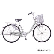 シティサイクル Alumi Star U(アルミスター U) ダイナモライトタイプ 24型 変速なし グラスMSシルバー DAU405 OS21