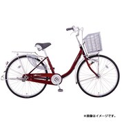 シティサイクル Alumi Star U(アルミスター U) オートライトタイプ 26型 内装3段変速 フラッシュボルドーレッド DAU63L5 OR17
