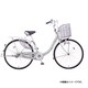 シティサイクル Alumi Star U（アルミスター U） オートライトタイプ 27型 内装3段変速 グラスMSシルバー DAU73L5 OS21