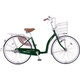 シティサイクル Luckle（ラックル） 26型 変速なし フォレストグリーン DL60L5 OG20