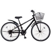 子ども用自転車 JUMPER Jr.(ジャンパー・ジュニア) 22型 外装6段変速 マッドブラック CJP2265 OK08
