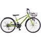 子ども用自転車 Spiky（スパイキー） 22型 外装6段変速 アップルグリーン CSK225 OG33