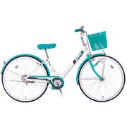 子ども用自転車 Reserve Jr.(リザーブ・ジュニア) ダイナモライト 22型 変速なし ホワイト/シーグリーン FRVJ225 OWG5