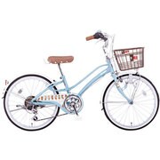子ども用自転車 Shelly petit 6S(シェリー プチ 6S) 20型 外装6段変速 ポップブルー CSHP2065 OB37