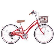 子ども用自転車 Shelly petit 6S(シェリー プチ 6S) 20型 外装6段変速 ピースレッド CSHP2065 OR14