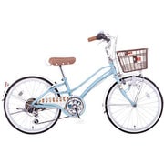 子ども用自転車 Shelly petit 6S(シェリー プチ 6S) 22型 外装6段変速 ポップブルー CSHP2265 OB37
