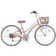 子ども用自転車 Shelly petit 6S（シェリー プチ 6S） 22型 外装6段変速 モカ CSHP2265 OY70