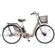 電動アシスト自転車 Lilly Assist(リリーアシスト) パイプキャリヤバージョン 26型 内装3段変速 ライトカフェ/キャリアブラック VLLC633M OY63K