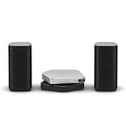 Stellanova(ステラノヴァ) USB DAC アンプ(シルバー)・ワイヤレスユニット(ブラック)・スピーカーセット ハイレゾ音源対応 APS-S301JSBK/XV15