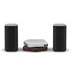 Stellanova（ステラノヴァ） USB DAC アンプ（シルバー）・ワイヤレスユニット（ブラウン）・スピーカーセット ハイレゾ音源対応 APS-S301JSBR/XV15