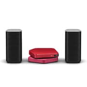 Stellanova(ステラノヴァ) USB DAC アンプ(レッド)・ワイヤレスユニット(ピンク)・スピーカーセット ハイレゾ音源対応 APS-S301JRP/XV15