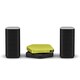 Stellanova（ステラノヴァ） USB DAC アンプ（グリーン）・ワイヤレスユニット（ブラック）・スピーカーセット ハイレゾ音源対応 APS-S301JGRBK/XV15