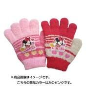 MK41120 [ミッキー＆ミニー 手袋 キッズフリー ピンク]
