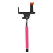 SELF SHOT STICK (セルフ ショット スティック) 自撮り棒 Bluetooth接続タイプ ピンク LP-JDB01PK