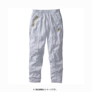 K2MD521001 [SUPERSTAR（スーパースター） ニットロングパンツ エンボスジャージ メンズ ホワイト×ゴールド L]