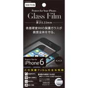 IH-IP06G33K [iPhone 6/6s 4.7インチ ガラスフィルム 硬度9H 0.33mm厚 縁ブラック]