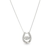 Pt900 ダイヤモンド 0.50ct ダンシングストーンネックレス