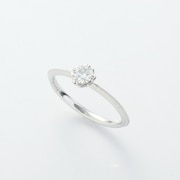 婚約指輪 Pt900 ダイヤモンド 0.222ct リング（G-VS1-3H）#8.5