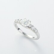 婚約指輪 Pt900 ダイヤモンド 0.734ct リング（H-SI2-G）＃11.5