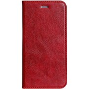 マグネティッククリップダイアリーケース ホールRD [iPhone 6/6s専用手帳型ケース 窓付き ポートホール/レッド]