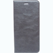 マグネティッククリップダイアリーケース BK [iPhone 6 Plus/6s Plus専用手帳型ケース カードホルダー付 チャコールブラック]