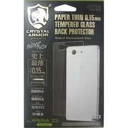 クリスタルアーマー PAPER THIN背面保護 Xperia Z3 Compact [Xperia Z3 Compact用背面保護フィルム]