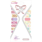 モテアップネイルシール ネイティブ×タイダイ NLL002