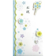 金封 花舞 ブルー ス-6307