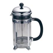 1928-16 [CHAMBORD（シャンボール） フレンチプレス コーヒーメーカー 1000ml シルバー]