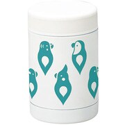 ステンレスフードポット 雫のことりたち グリーン 36557