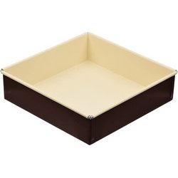 ふっ素スクエアケーキ焼型 18cm D6121
