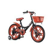 幼児用自転車 ファニイキッズ ボーイ 16型 ブラック&レッド FN16B5