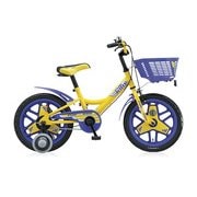 幼児用自転車 ファニイキッズ ボーイ 16型 イエロー&パープル FN16B5