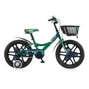 幼児用自転車 ファニイキッズ ボーイ 16型 グリーン&ブラック FN16B5