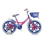 幼児用自転車 ファニイキッズ ガール 16型 ピンク&パープル FN16G5
