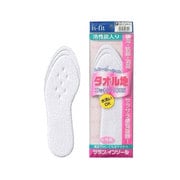 Ｍ050-7001 [is-fit タオル地インソール 女性用 フリーサイズ　22.0～25.0cm]