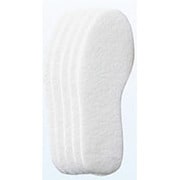 M080-7290 [is-fit フェルトインソール 抗菌入り 男女兼用 フリーサイズ 22.0～28.0cm 5足セット 白]