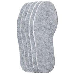 is-fit フェルトインソール 抗菌入り 男女兼用 フリーサイズ 22.0～28.0cm 5足セット グレー M080-7306