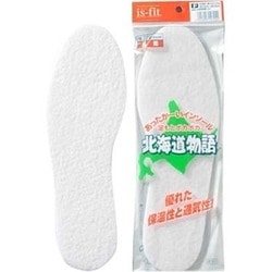 is-fit 北海道物語 インソール 男女兼用 フリーサイズ 22.0～28.0cm 白 M030-7044
