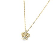 K10YG ダイヤモンドペンダントネックレス 0.04ct
