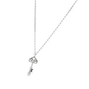K10WG ダイヤモンドペンダントネックレス 0.01ct
