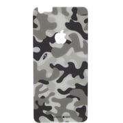 DG-IP6G3BCFWH [iPhone 6/6s 4.7インチ用 背面ガラス液晶保護プレート High Grade Glass Screen Protector カモフラージュ Snow]