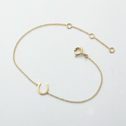 K18YG 馬蹄モチーフブレスレット
